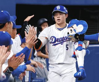 中日・松山晋也、球界のコモドドラゴンになる 名前が呼ばれただけで
