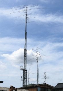 世界とつながる秘密基地　一宮・愛北アマチュア無線クラブの鉄塔