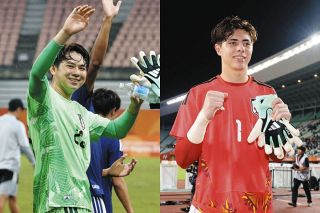 愛知&三重生まれの守護神２人が躍動　アジア大会サッカー男子、ピサノと荒木が交互に先発