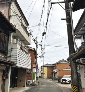 人の生活圏変化一因に　尾鷲市中心部にサル出没　