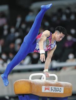 ３位の土井陵輔、世界選手権代表に初選出「自分が求めていた演技ができてよかった」【体操NHK杯】
