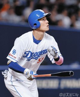 中日―巨人　上林