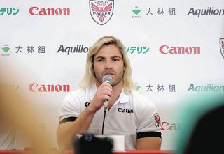 横浜に新加入のデクラークが入団会見「いつか日本のチームでプレーしたいと思っていた」【ラグビーリーグワン】