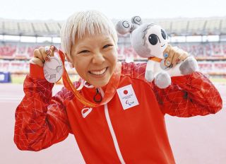 津出身・前川楓選手、アジアパラ100メートルで3位　今季自己ベストに晴れやか笑顔