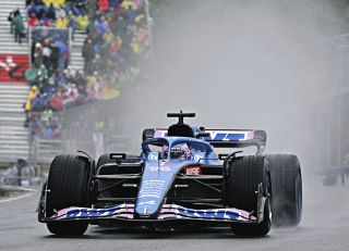 【F1】元王者アロンソが雨絡みの展開で大躍進の予選2番手　PPはフェルスタッペン　グリッド降格の角田裕毅は最下位タイム[第9戦カナダGP]