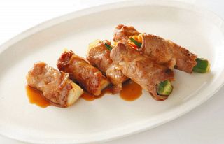 ねばねば野菜の肉巻き