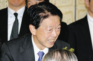 衆議院選挙・岐阜３区当選確実の武藤容治さん「皆さんのおかげで喜びを分かち合えた」