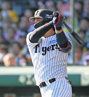 阪神、CS4戦目28イニング目にして待望の初得点！初回2死一、二塁から大山が適時打　二走・近本がホームで一度アウト判定も覆る