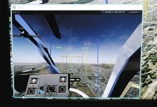 VRヘリ、舞い上がれ！　記者が挑戦＠空宙博