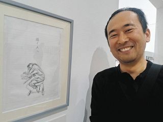 もがき続ける姿に共感 （５）描く人へ　富山・会社員 早川智裕さん（39）