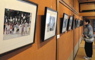 村民提供のネガを基に写真展　阿智の保存・活用プロジェクトの一環