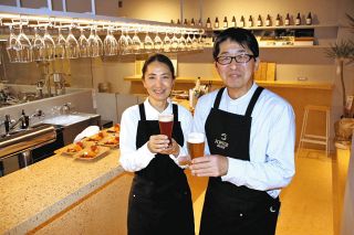 ビール好き集まり地域に活気を　小中で同級生の2人が各務原にブルワリー設立