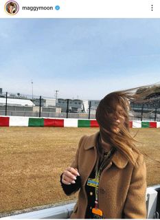 ◆マギー、鈴鹿サーキット内で『みだれ髪』【写真】