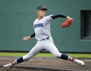 横浜、1年生右腕・織田翔希の完封でセンバツ当確　6回のピンチも「監督からここを投げ切れば成長できると」【秋季高校野球関東大会】
