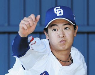 堂上直倫、背番号63「最後までつけられてうれしい」球団職員の兄・剛裕