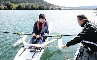 「水の上ならどこへでも」　岐阜県ボート協会、パラローイング普及目指す