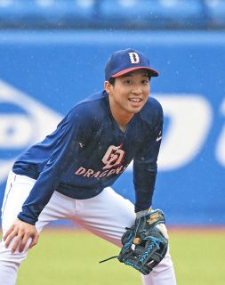 中日・石伊雄太、球団創設90周年に“第九十番”大吉で始動 武器の守備