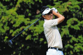 小林正則が首位と6打差2位「最後以外は、100点」18番悔しいボギーも及第点【男子シニアゴルフ】