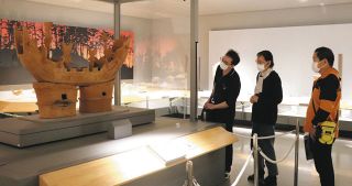 【動画】国内最大級「船形埴輪」を公開中　三重・松阪の市文化財センターはにわ館
