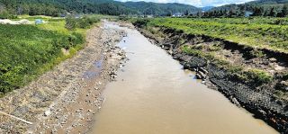 石川県門前の八ケ川で浸食発生、地震による川底隆起が影響　護岸や橋に被害、金沢大学など共同研究