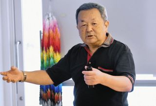 ＜伝える＞（２）恐怖続く「悪魔の兵器」　母が長崎で被爆した中上寧さん＝日進市