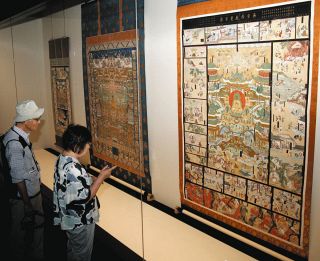 極楽浄土の世界を感じて　津市の高田本山専修寺宝物館で企画展