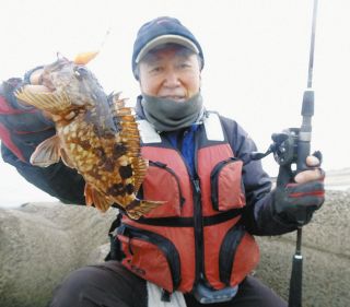 カサゴ穴釣り妙味　三重県鈴鹿市・若松出船