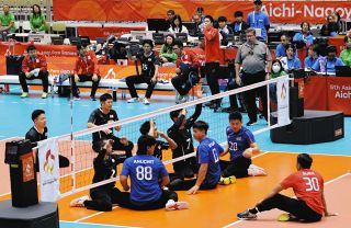 アジアパラ大会・座位バレーボール男子　日本代表、5位決定戦でタイ代表に敗れる