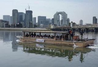 淀川で朝鮮通信使クルーズ　大阪から京都へ、万博機に