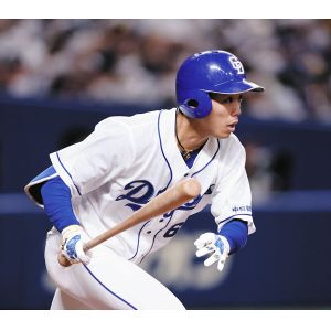 岡林勇希選手 セ・リーグ最多161安打全写真