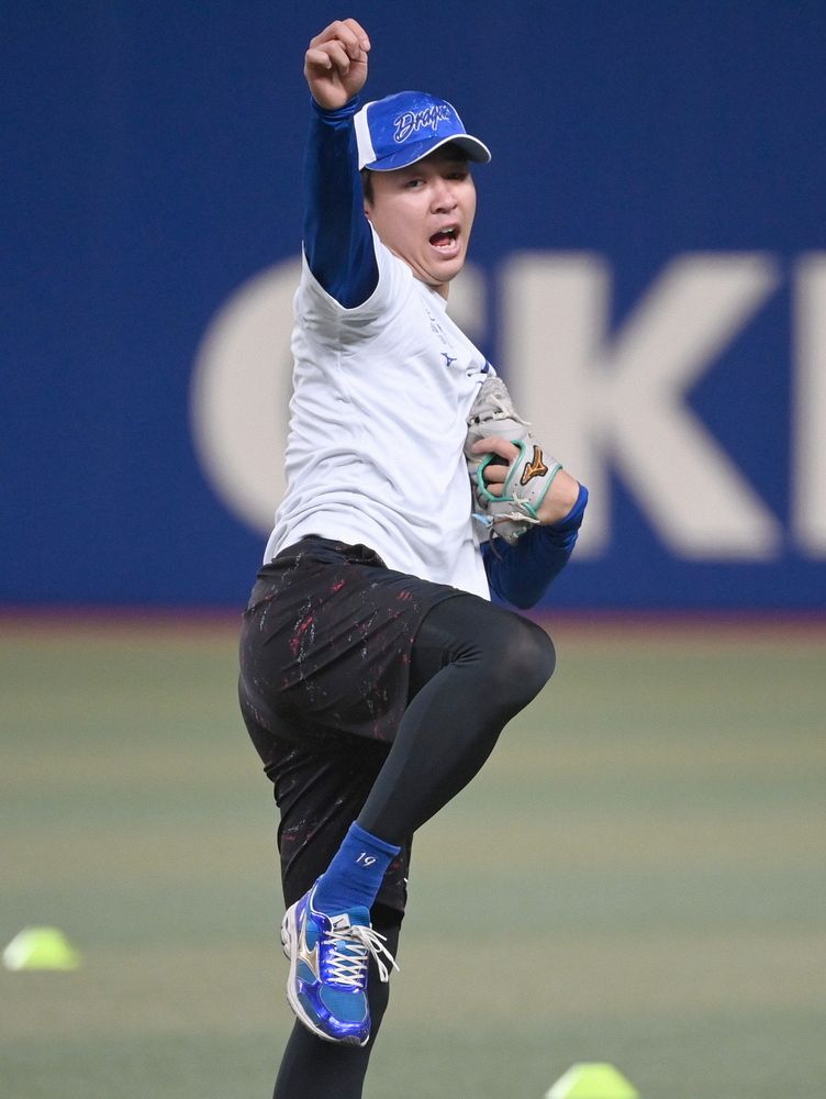 6月18日 練習（バンテリン）、ウエスタン：オリックス戦 雨天中止(ナゴヤ球場）