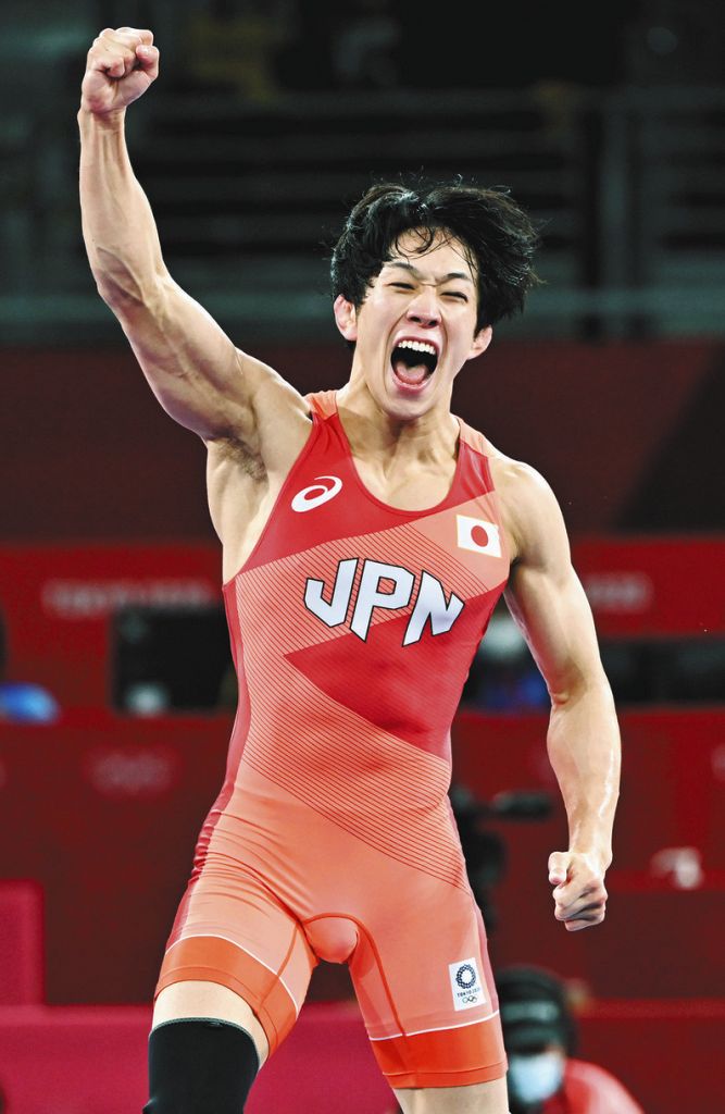 ずっと気になってた レスリング男子、乙黒拓斗が金メダル（8月7日） ウェア