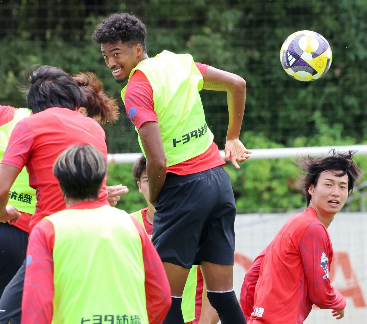 ◇名古屋グランパス 9月4日の公開練習の様子(中日スポーツ