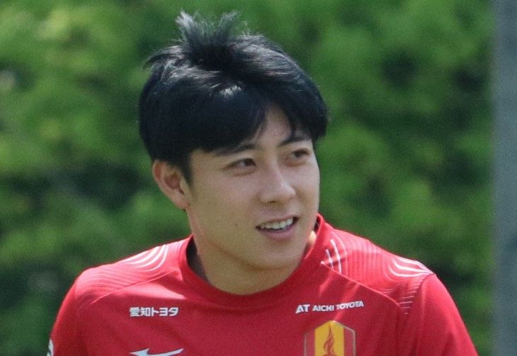 名古屋グランパス ラッフルくじ 倍井謙選手 うれしい