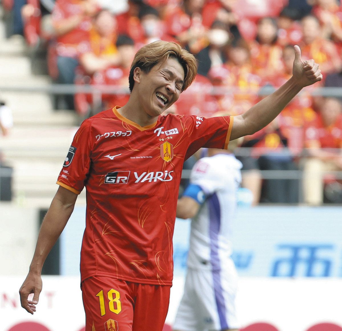 名古屋グランパス・永井謙佑、「ぶっつけ本番」2戦ぶり出場で